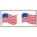 Wavy Flag Strong Band Tyvek Wristband (Pre-Printed)